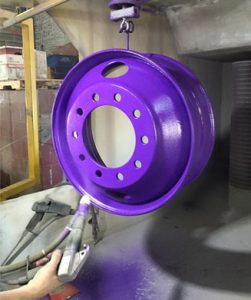 Syracuse Wheel Rim Powder Coating